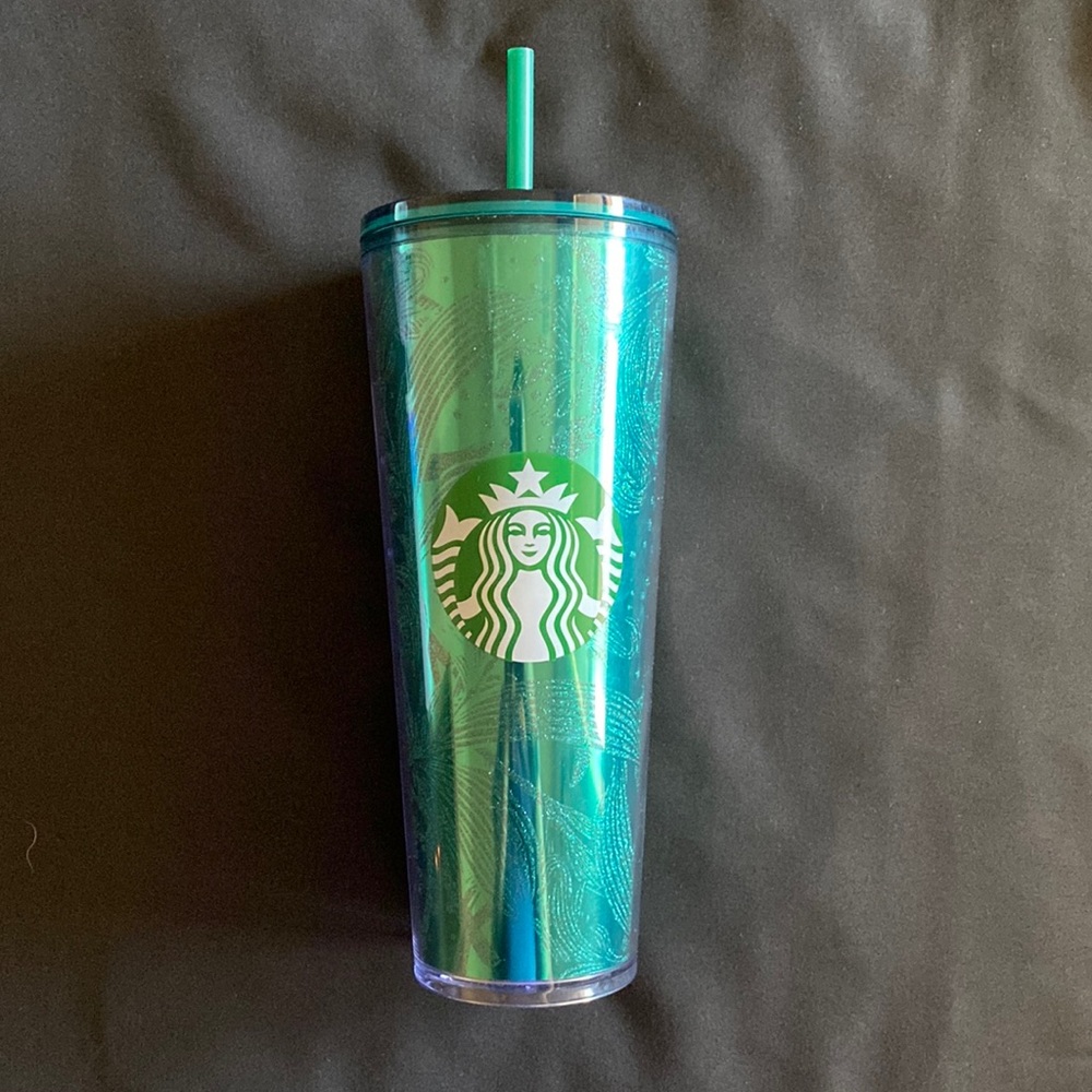 Used Starbucks Cup. Only water has touched the inside. Sticker on.